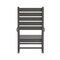 Flash Furniture Gray All-Weather Classic Outdoor Rocking Chair LE-HMP-2002-110-GY-GG - alternate 7